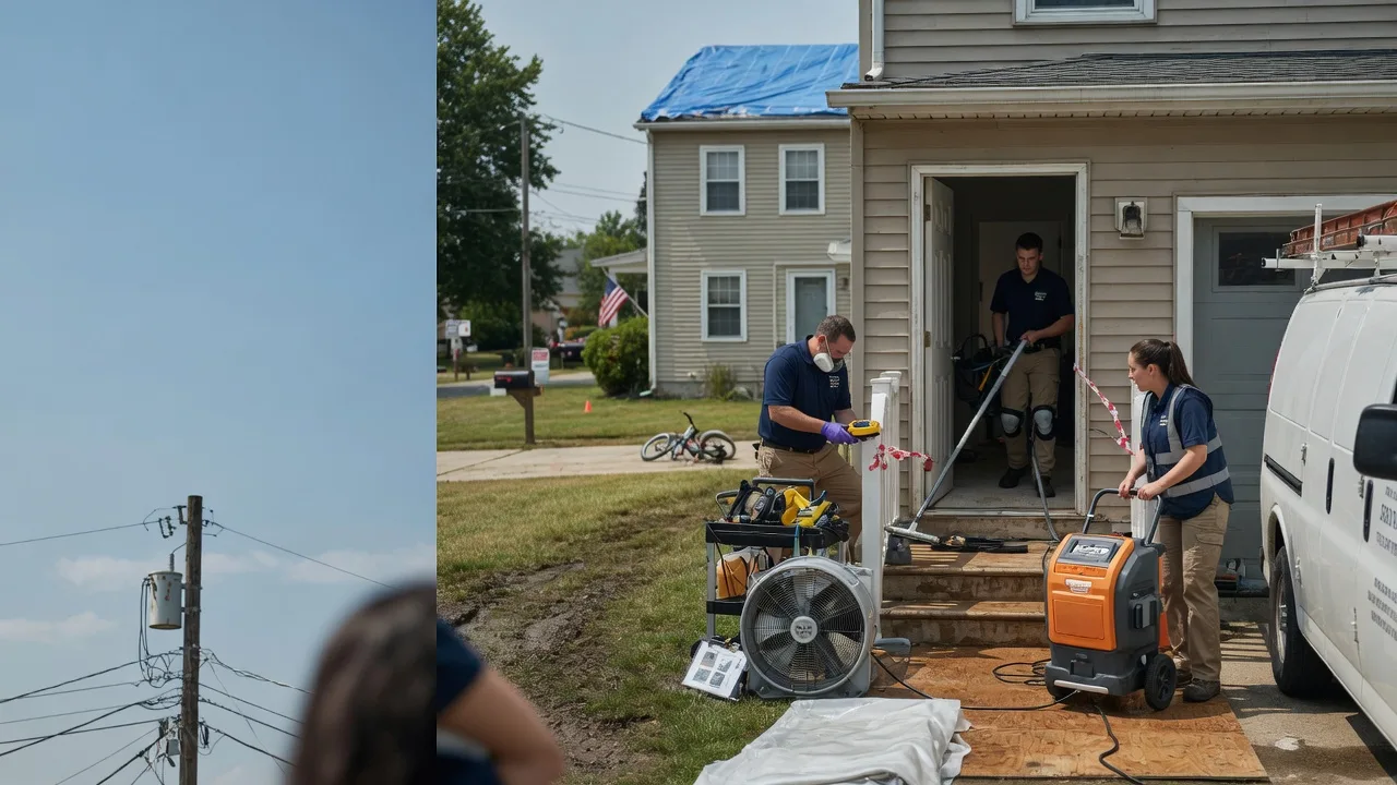Water Damage Repair in Pecks Mill, WV near me